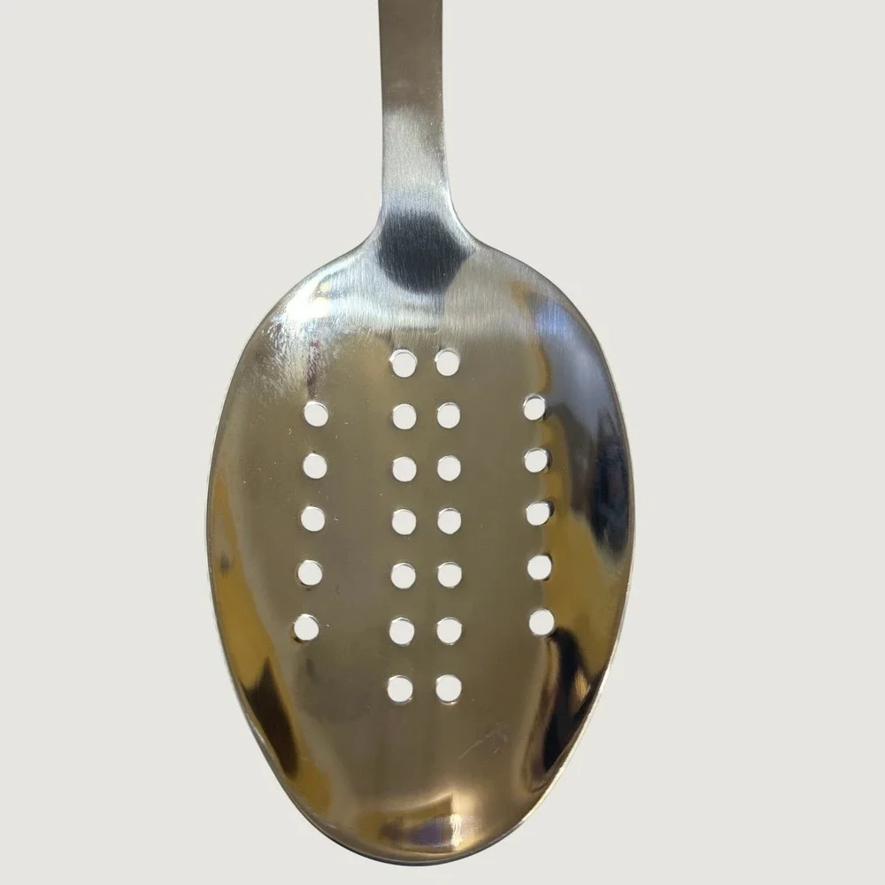 Viking Slotted Spoon Large Silver 304 Stainless Steel Ergonomic Stay Cool Handle
